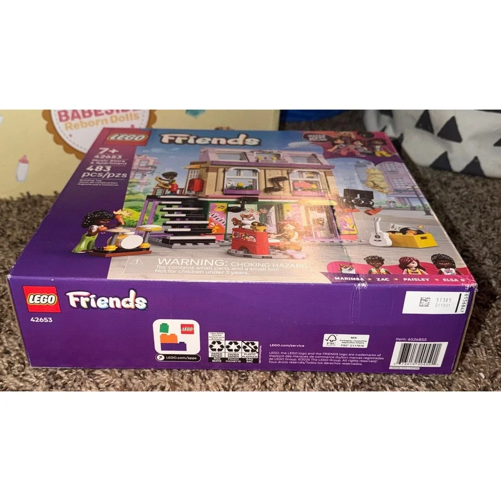 Lego Friends Music Store & Apartment Building Set (NWT) 42653